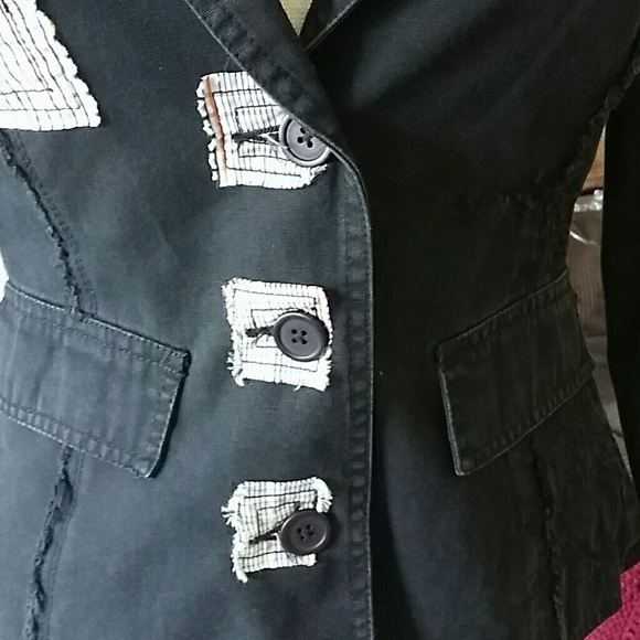 Nwt Love Stitch Patchwork Zippered Jacket Small - Picture 2 of 8